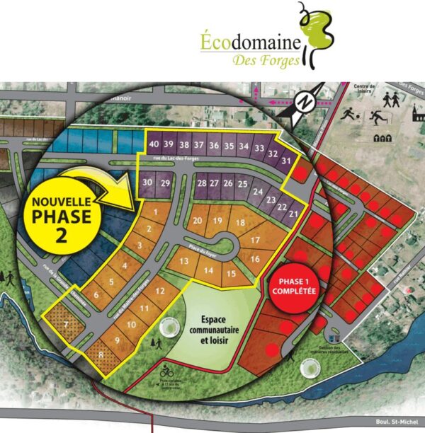 Écodomaine Des Forges - Maisons jumelées à Trois-Rivières
